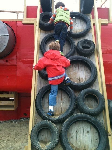 Tire Climbing Adventure