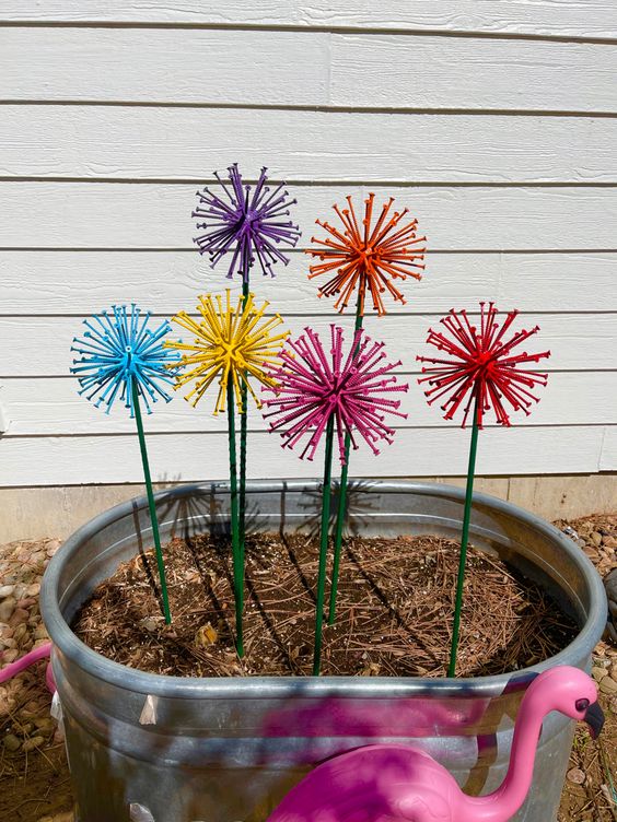 Colorful DIY Dandelions