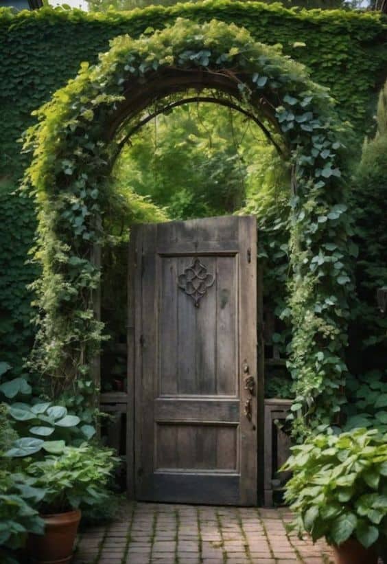 Enchanting Secret Garden Door