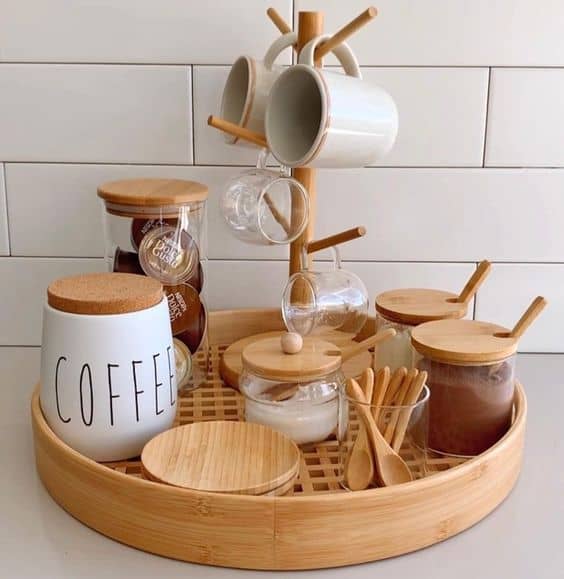 Charming Coffee Station Display