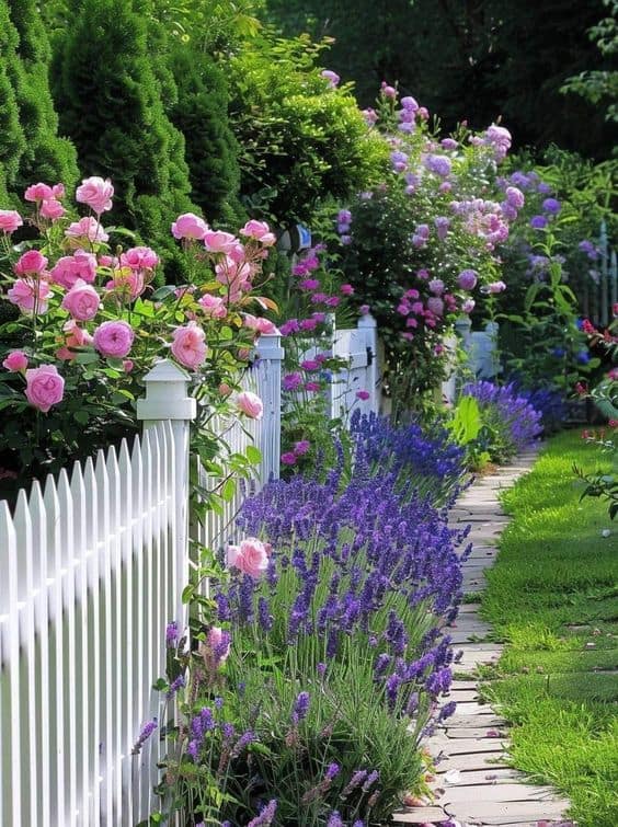 Lavender-Lined Cottage Bliss