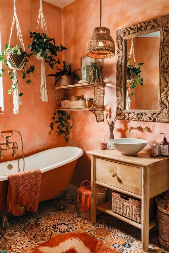 Orange Boho Oasis