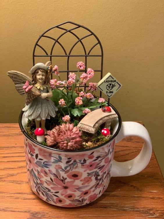 Fairy Blossom Mug Garden