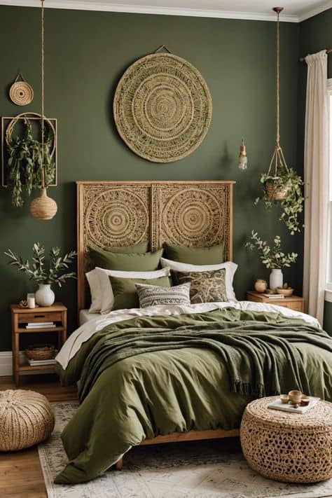 Bohemian Sage Green Retreat