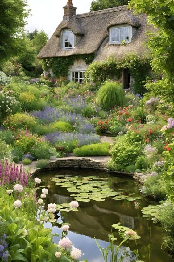 Tranquil Cottage Garden Paradise