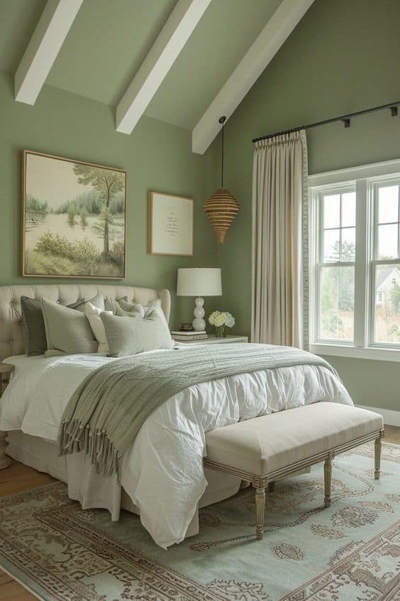 Tranquil Sage Green Elegance