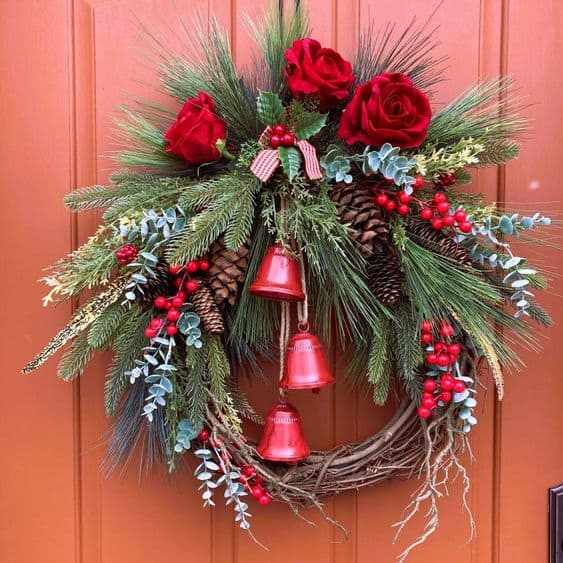 Rustic Rose Wreath