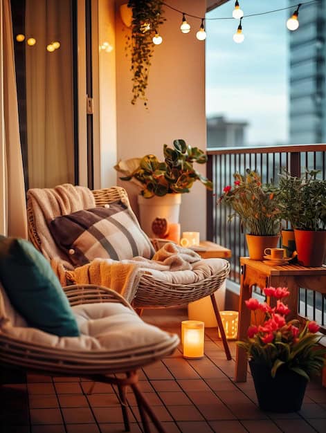 Cozy Evening Balcony Retreat