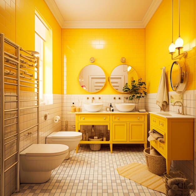 Vibrant Sunshine Bliss Bathroom