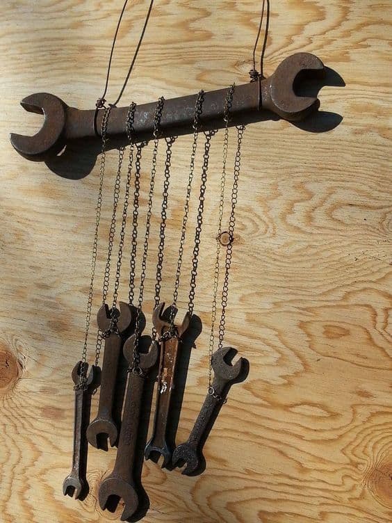 Wrench Wind Chime Art