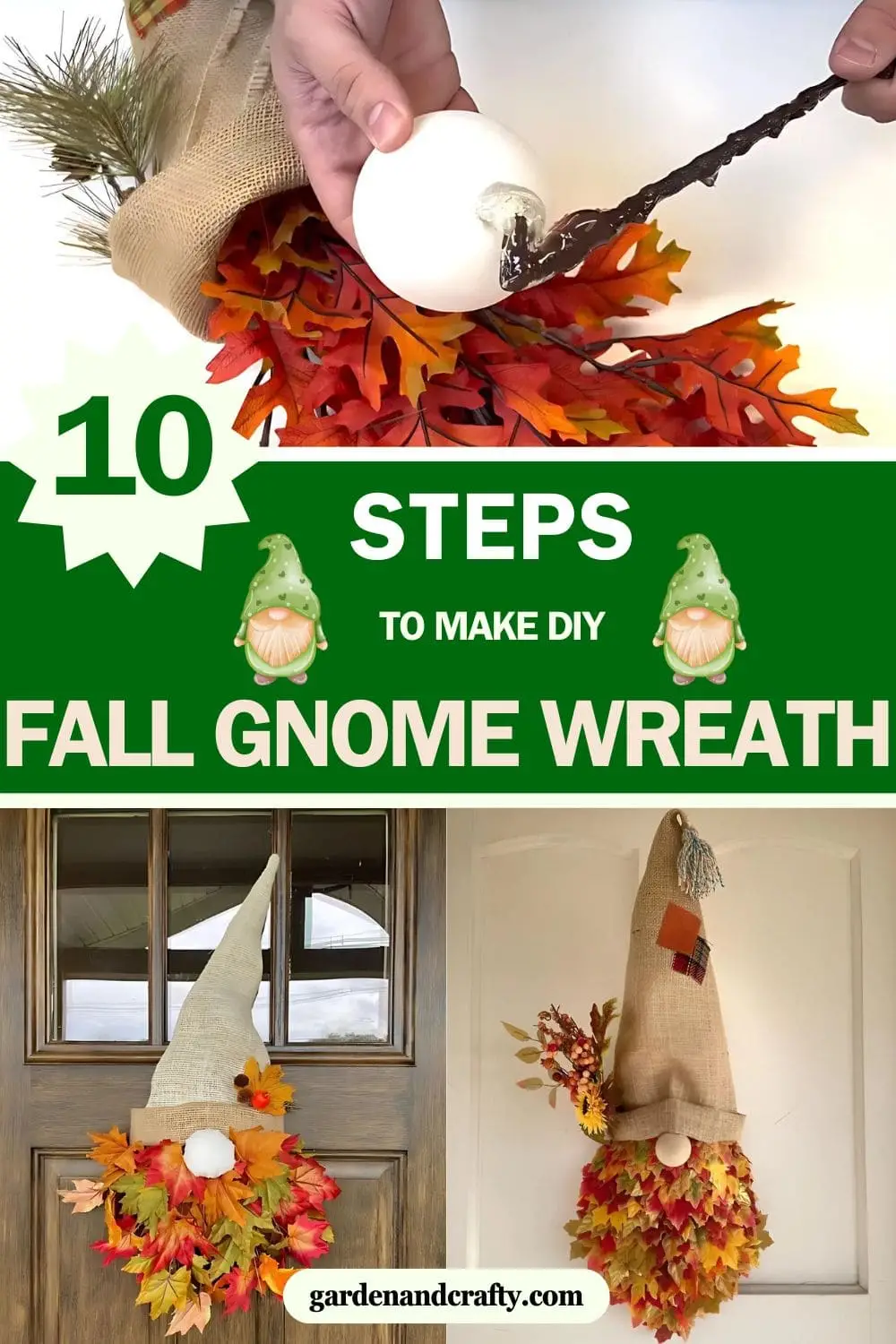 A Step-by-Step Guide on Making DIY Whimsical Fall Gnome Wreath