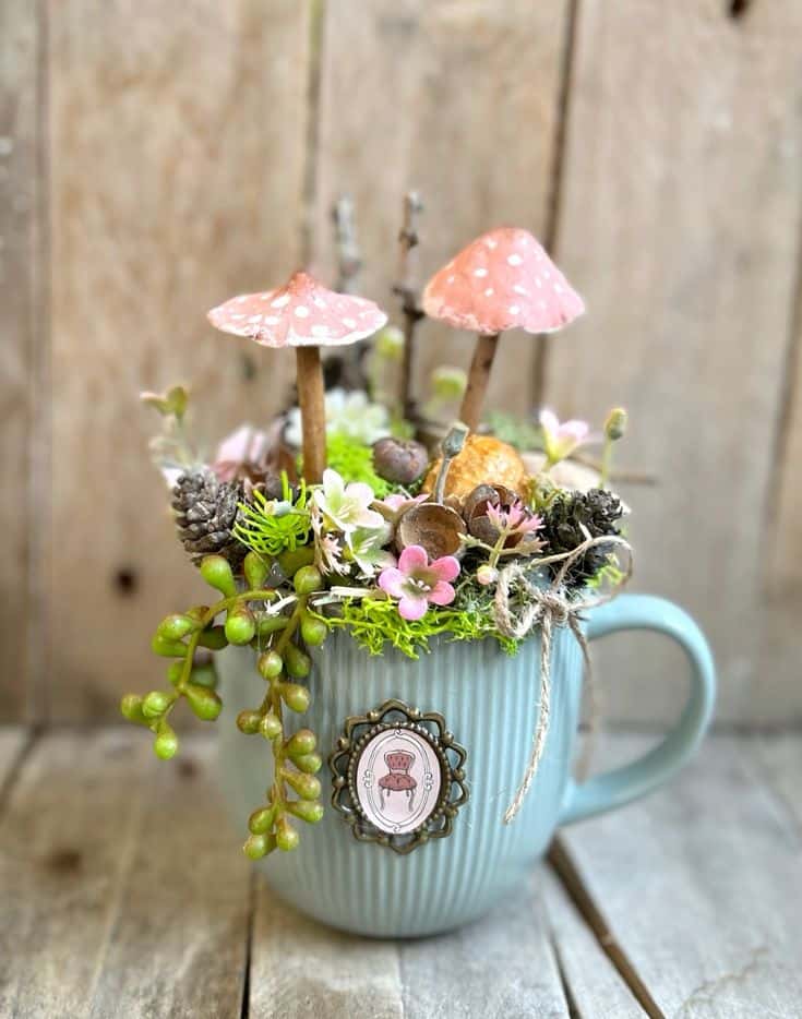 Magical Woodland Mushroom Teacup