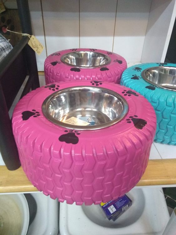 Pawfect Tire Pet Feeders