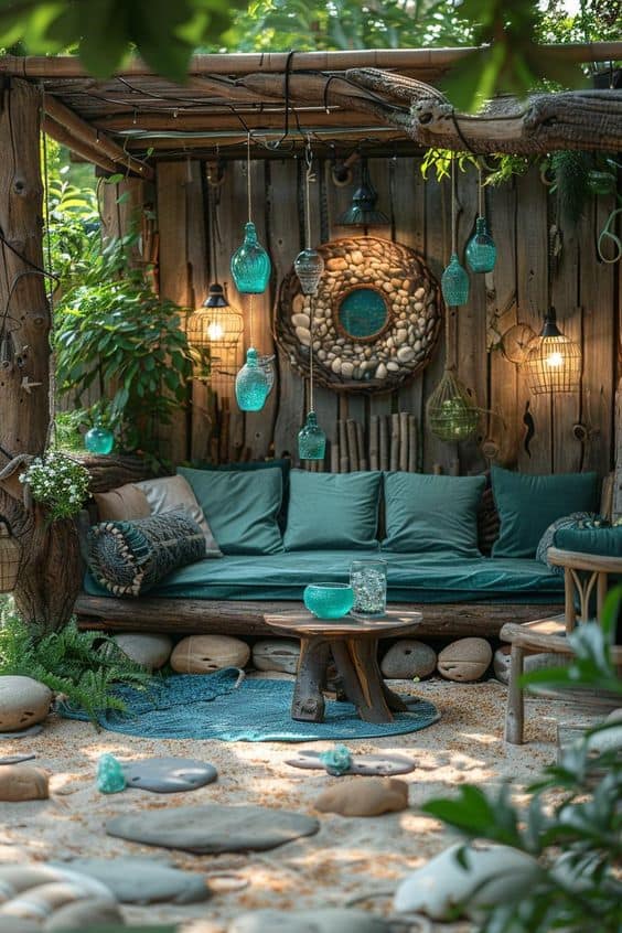 Serene Rustic Retreat Nook