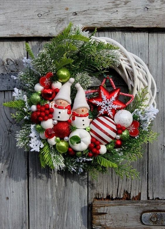 Snowman Wonderland Wreath