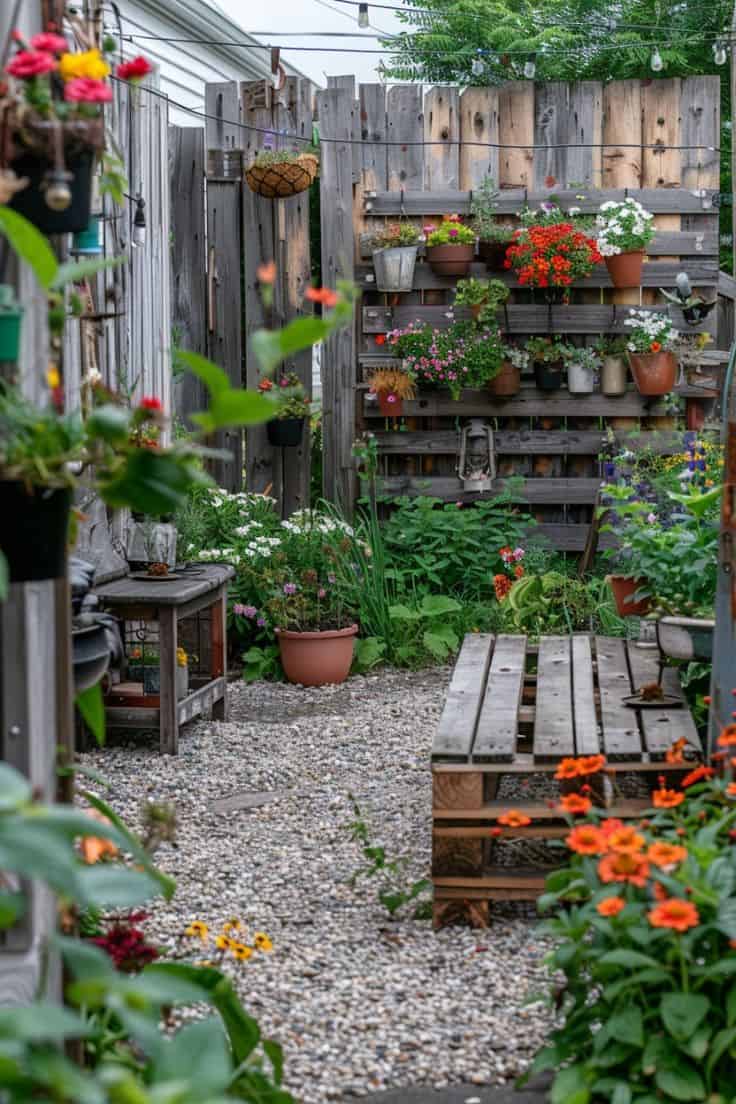 Rustic Pallet Garden Haven