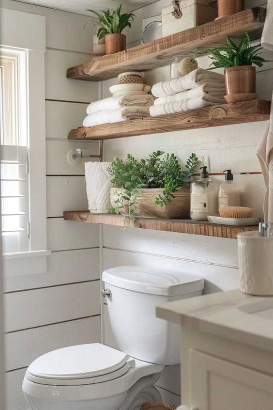 Cozy Farmhouse Bathroom Retreat