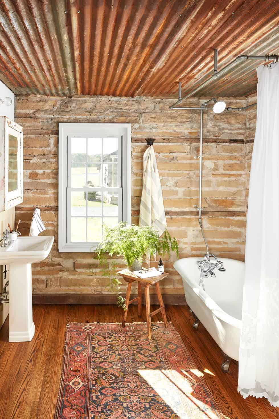 Rustic Charm Bathroom Sanctuary