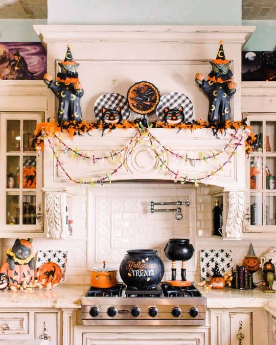 Whimsical Witch’s Hearth Display