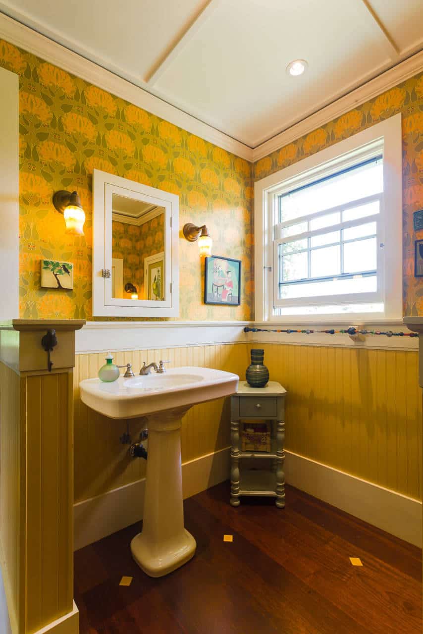 Vintage Floral Charm Bathroom