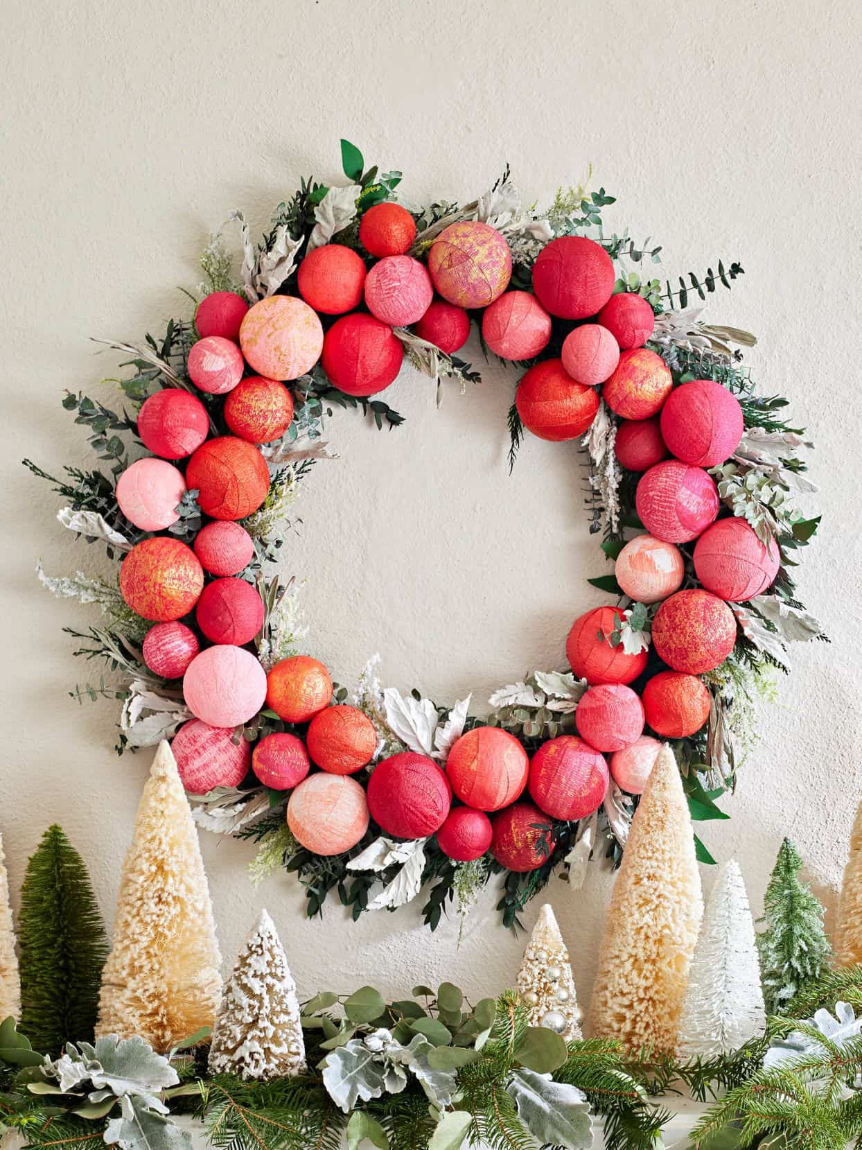 Vibrant Ornament Delight Wreath