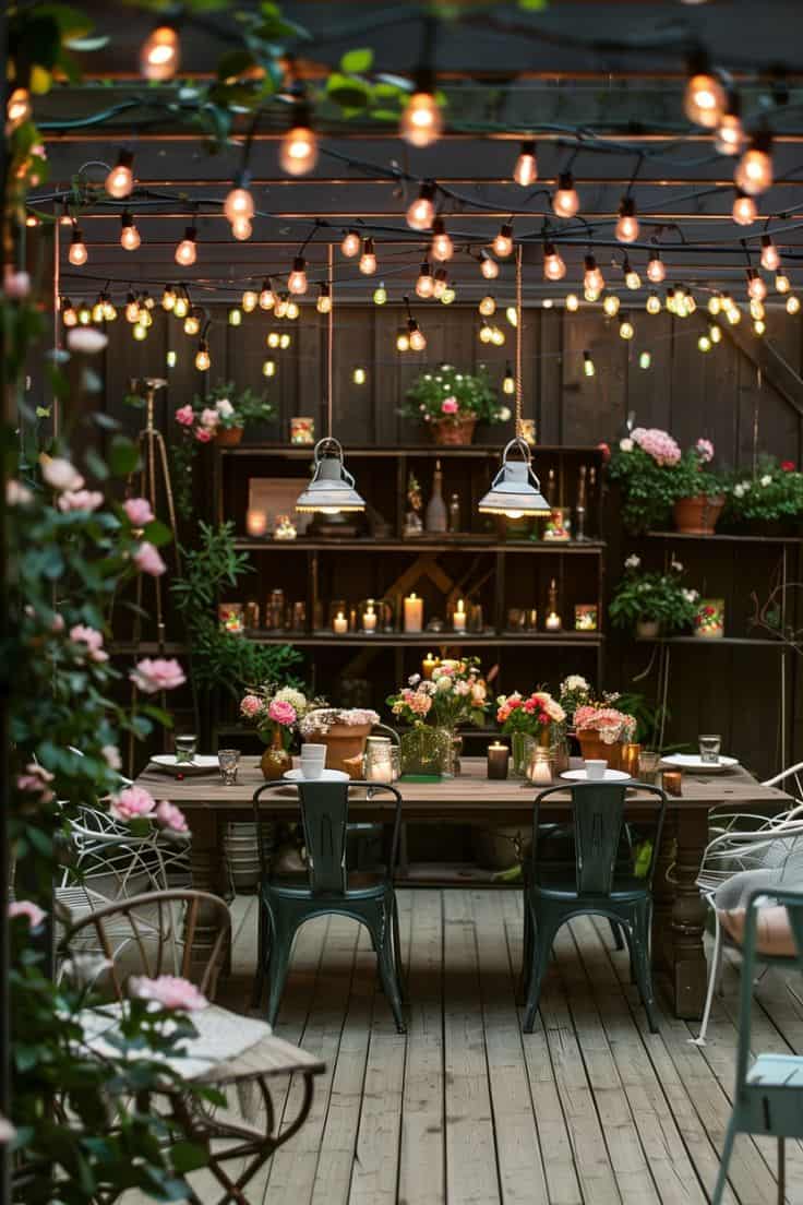 Enchanting Garden Dining Retreat