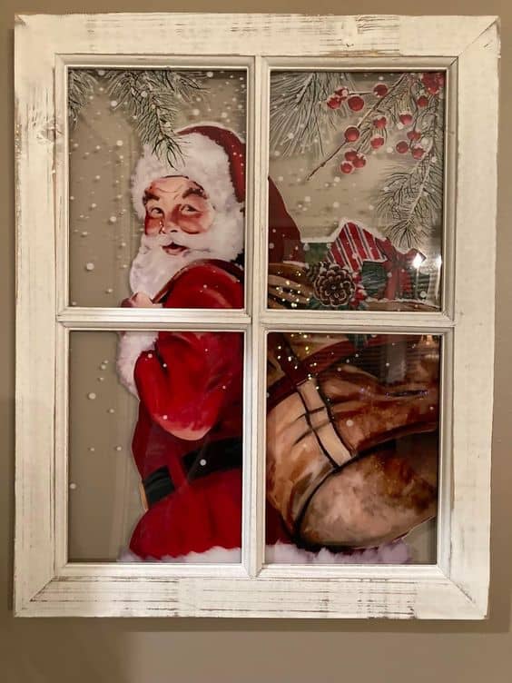 Santa’s Cheerful Window