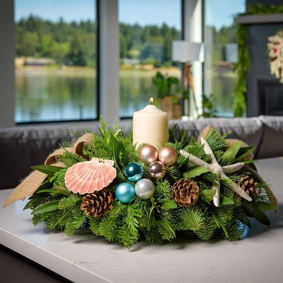 Seaside Candle Centerpiece