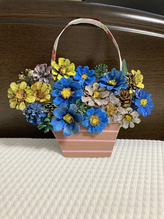 Delightful Pinecone Flower Bouquet