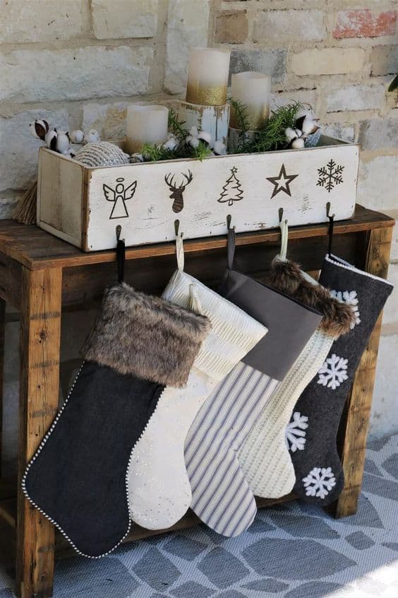 Rustic Elegance Stocking Hanger