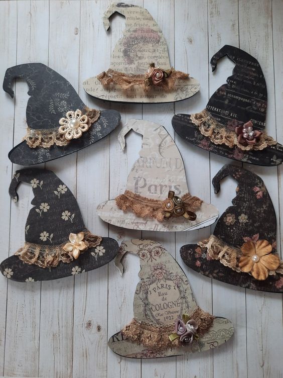 Whimsical Vintage Witch Hats