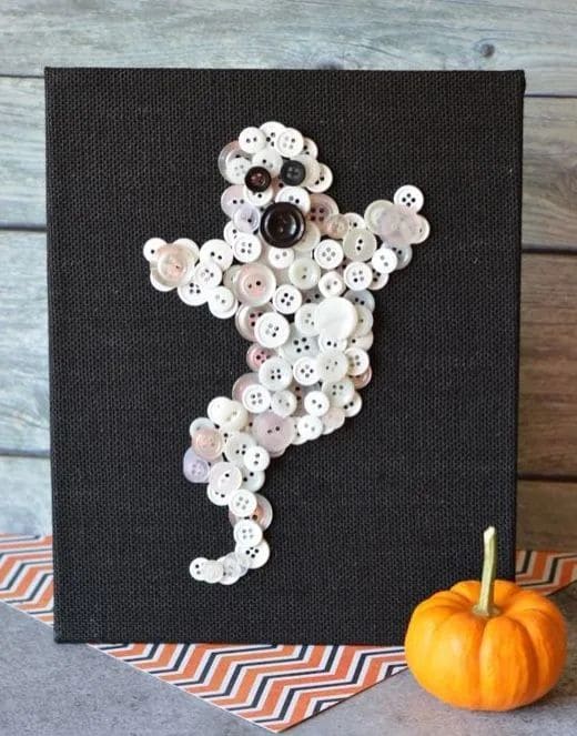 Button Ghost Canvas