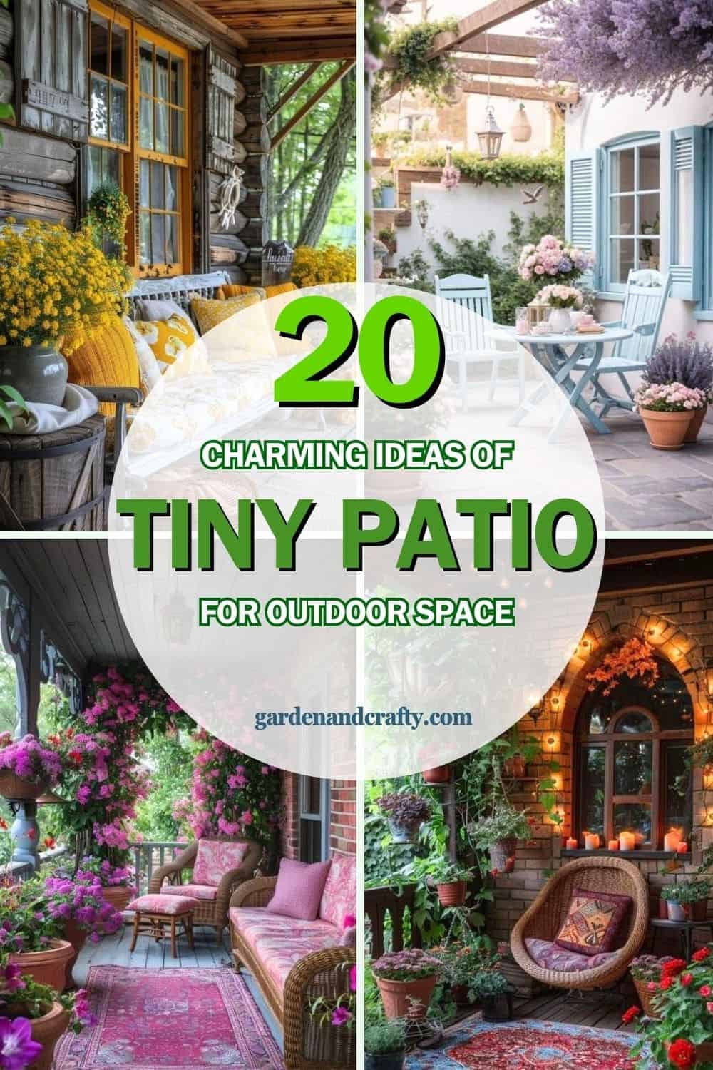 20 Charming Tiny Patio Ideas to Transform Your Outdoor Space