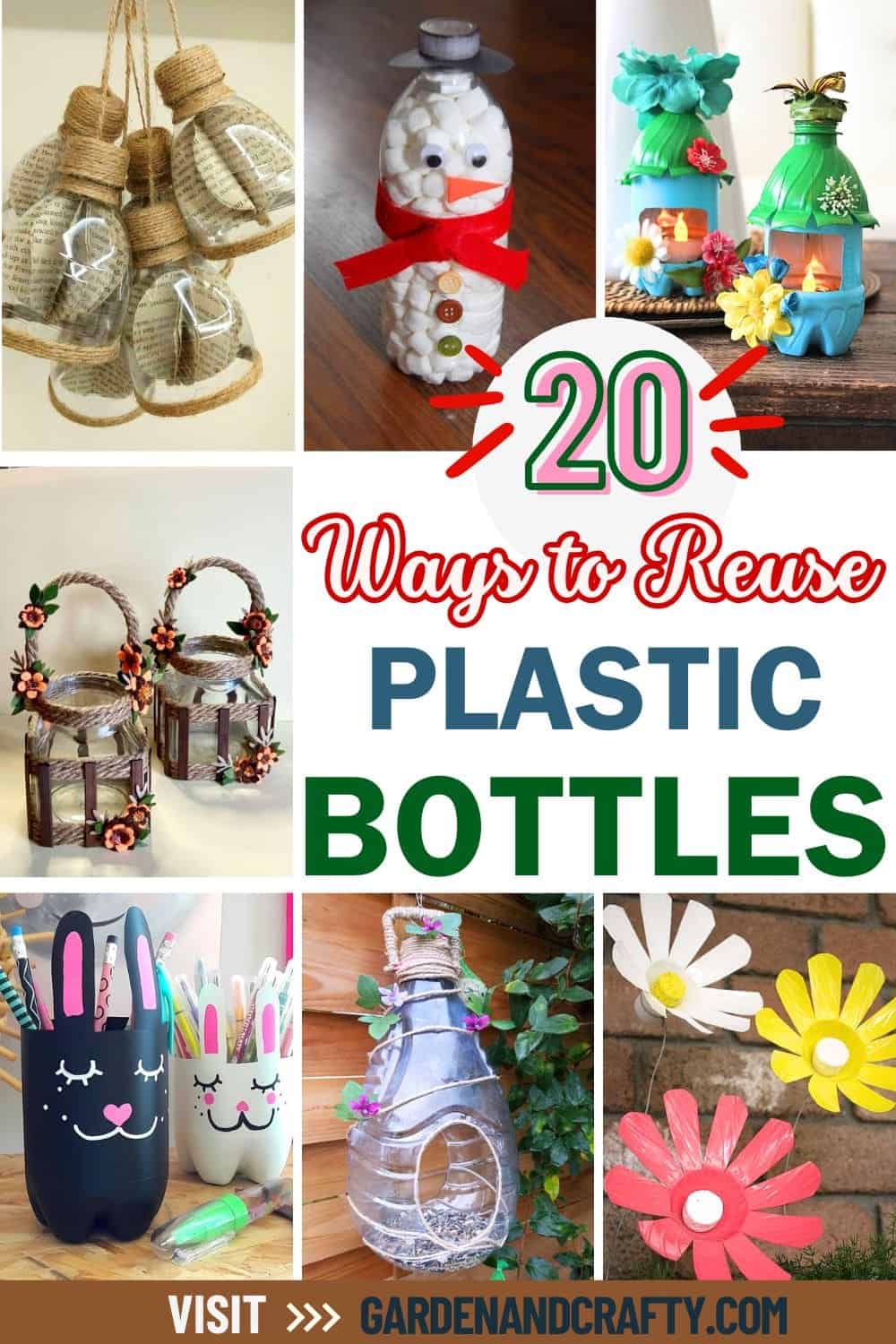 20 Creative and Practical Ways to Repurpose Plastic Bottles