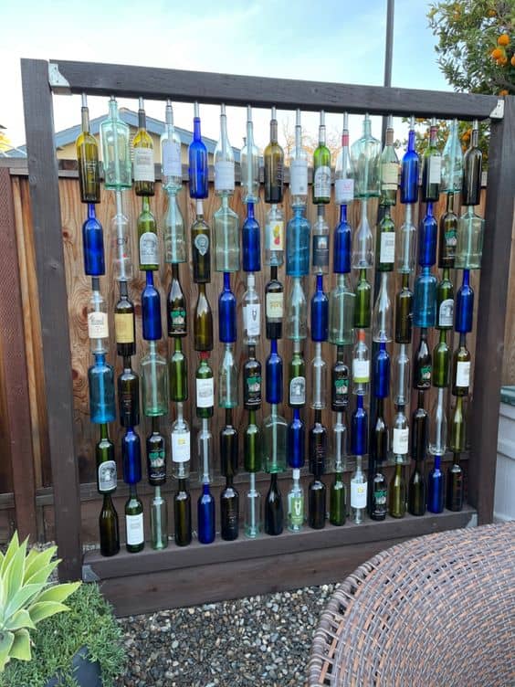 Artistic Bottle Wall Screen