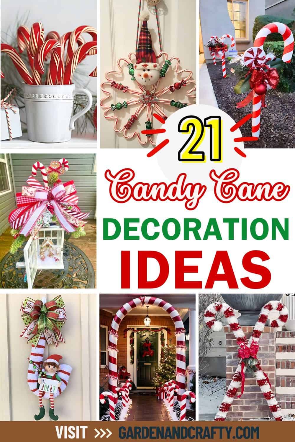 21 Creative Candy Cane Decoration Ideas to Sweeten Your Christmas