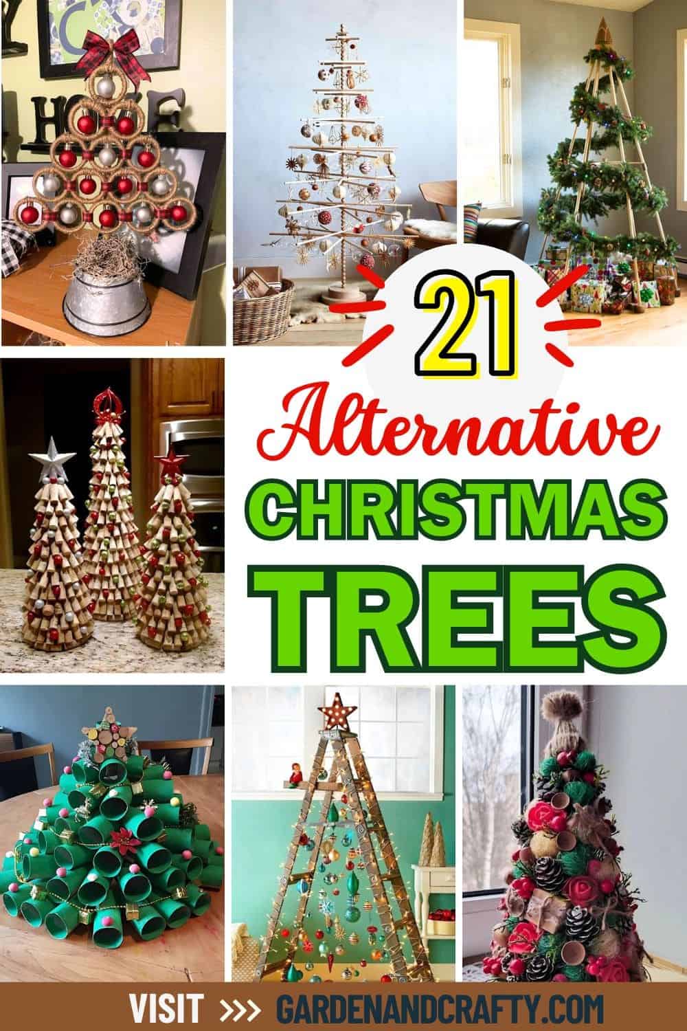 21 Unique Christmas Tree Alternatives You Must Try This Season