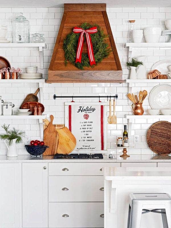 Rustic Wreath and Holiday Recipe Charm