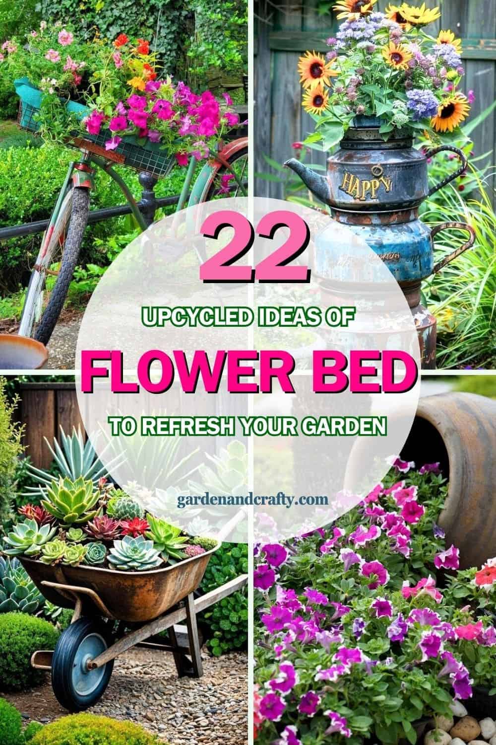 22 Creative Upcycled Flower Bed Ideas to Refresh Your Garden