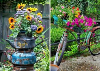 22 Ideas of Upcycled Flower Bed