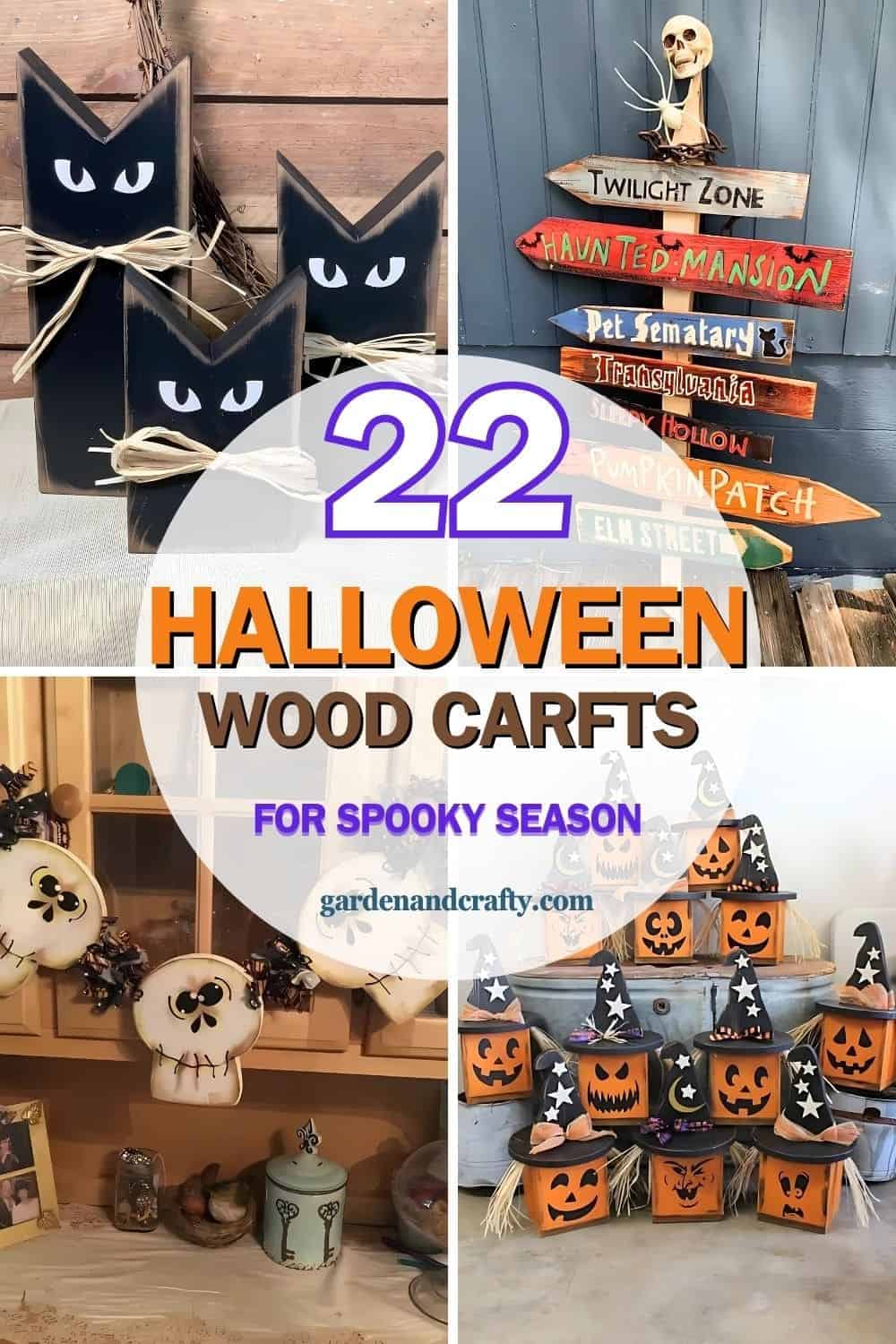 22 Unique Halloween Wood Craft Ideas You Must Try This Spooky Season