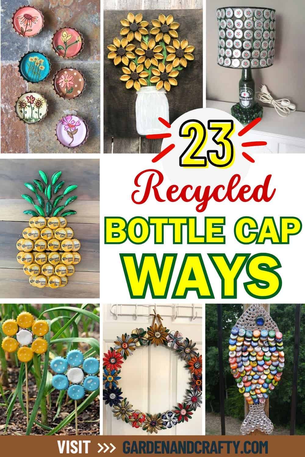 23 Brilliant and Creative Ways to Repurpose Bottle Caps