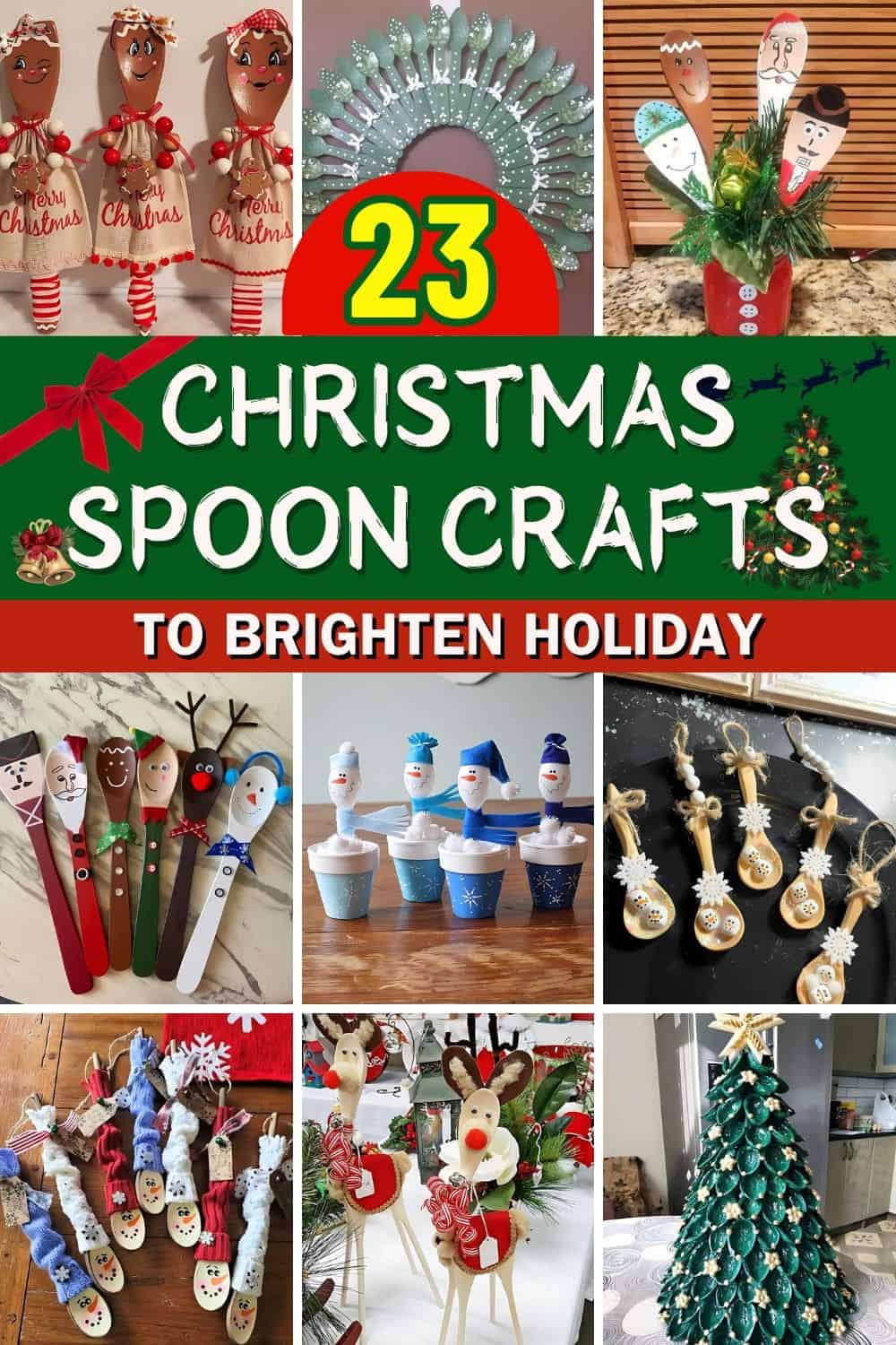 23 Charming Christmas Spoon Crafts to Brighten Your Holiday Season