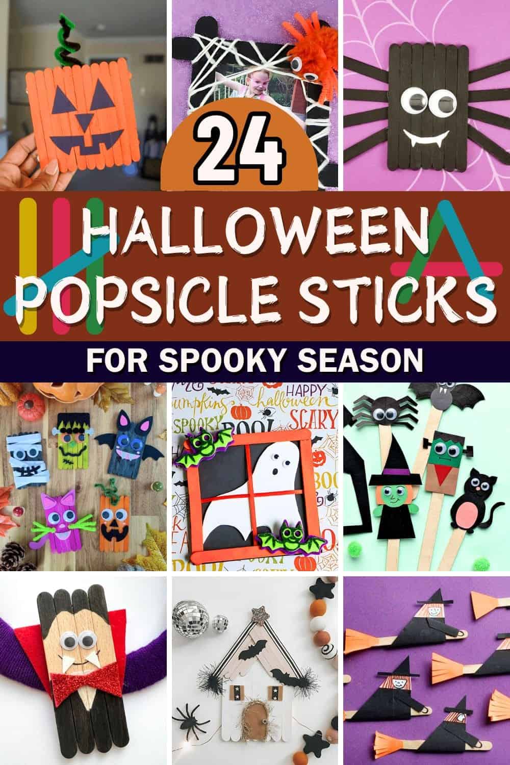 24 Spooky Halloween Popsicle Stick Craft Ideas You’ll Want to Try