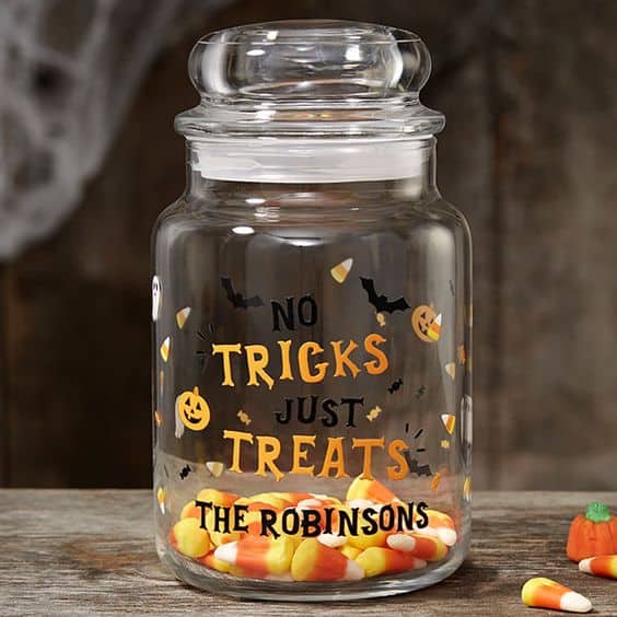 Charming Halloween Treat Jar