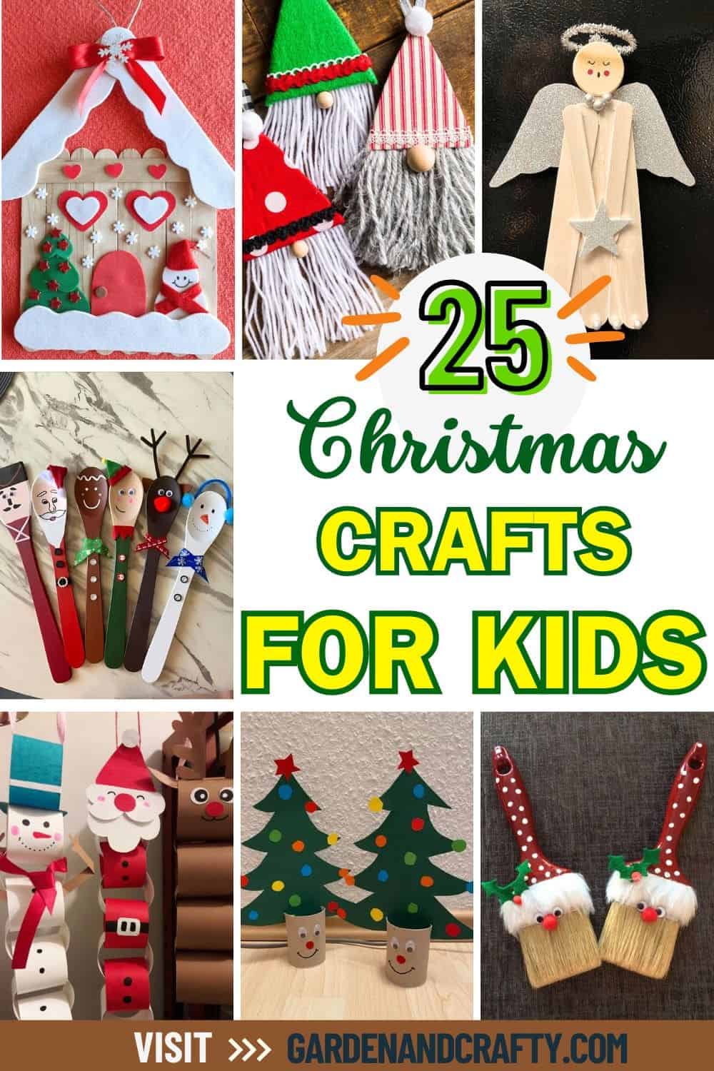 25 Fun and Easy Christmas Craft Ideas for Kids to Make