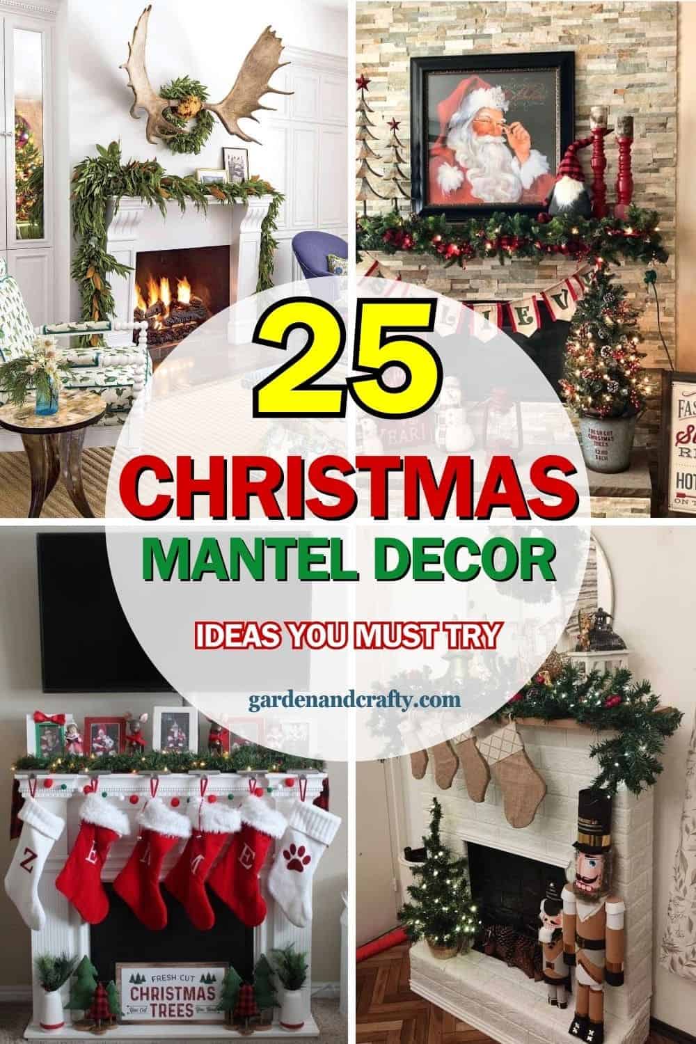 25 Stunning Christmas Mantel Decor Ideas to Elevate Your Holiday Spirit