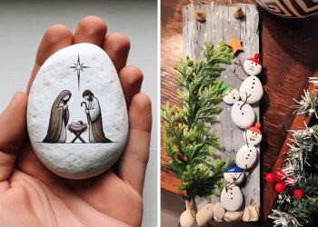 26 Brilliant Christmas Rock Painting Ideas