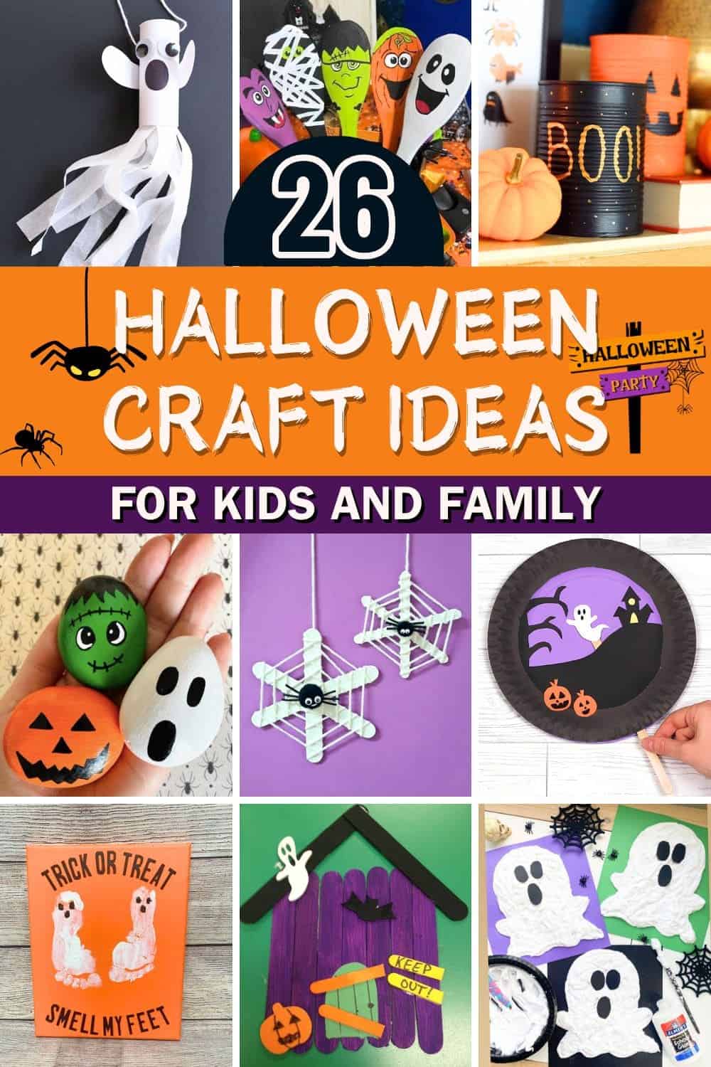 26 Fun and Easy Halloween Craft Ideas for Kids and Family