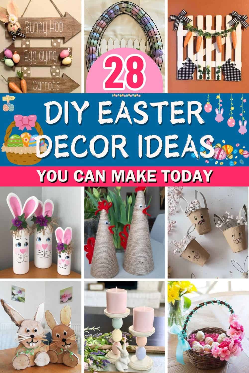 28 Super Easy DIY Easter Decor Ideas You Can Make Today